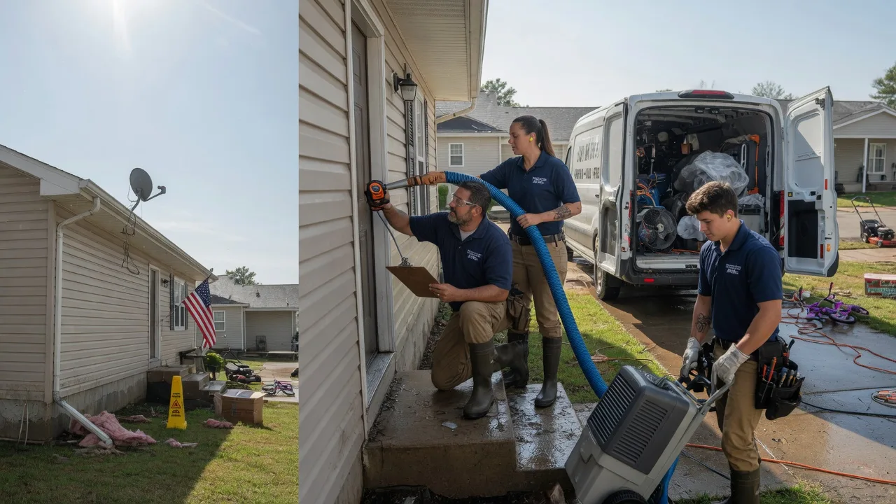 Ceiling Water Damage Restoration in Burleson, TX near me